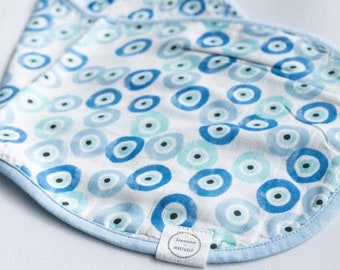 Stylish Evil Eye Muslin Burp Cloth Trendy Baby Accessories Baby shower gift Muslim Baby Gift