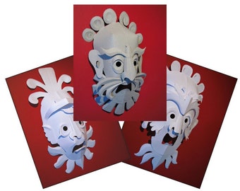 Print & Make Paper Mask pack