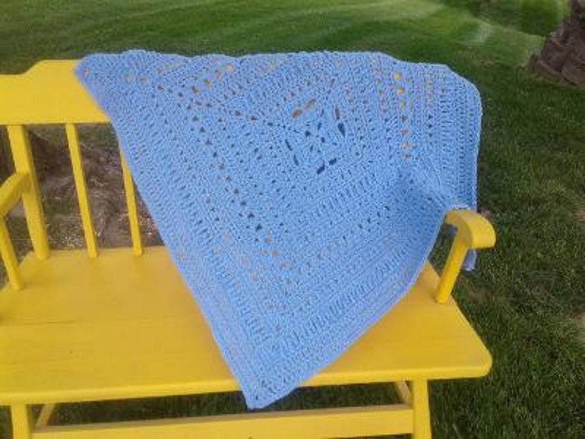Little boy blue baby blanket Etsy