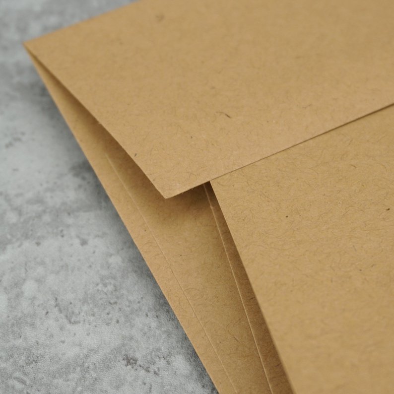 Kraft Brown Blank Notecards With Envelope Size A2 Cards and Etsy