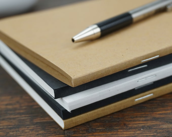 Notebook Made with Eco-Friendly Paper, Choose 100% Recycled, Made by Renewable Energy, Unique Perfect-Stapled Style, 100-Series Notebook
