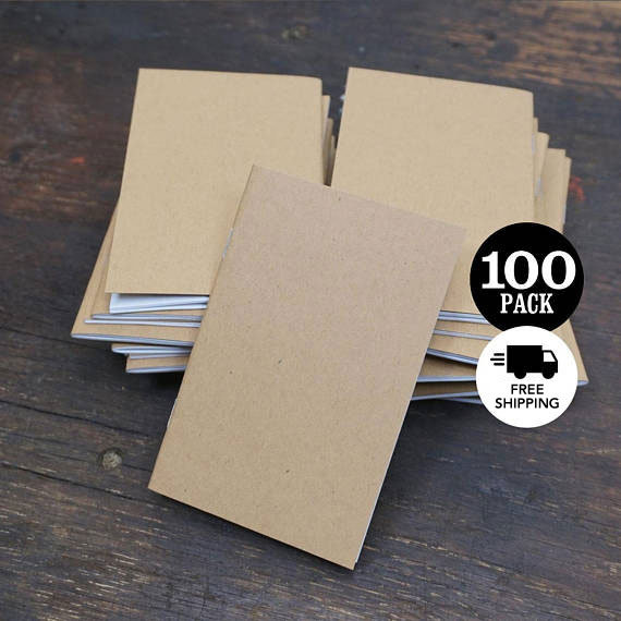 Bulk Kraft Notebooks Bulk Journal Sketchbook Journal Blank Etsy