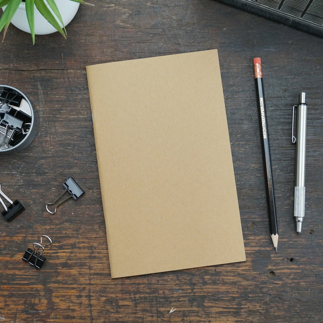 Recycled Notebooks / 5 X 8 / Ecofriendly / Notebooks / Blank Pages