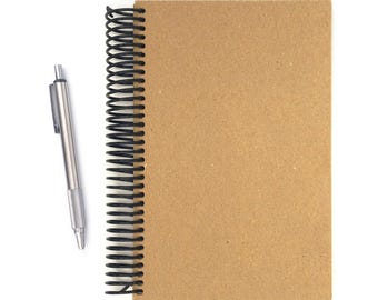 Hodgepodge Journal™, Spiral-Bound Sketchbook, White Pages