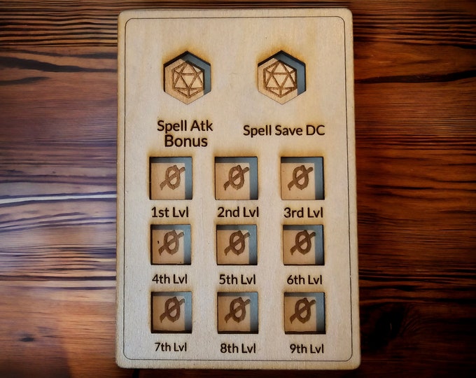 Featured listing image: DND Spell Slot Counter