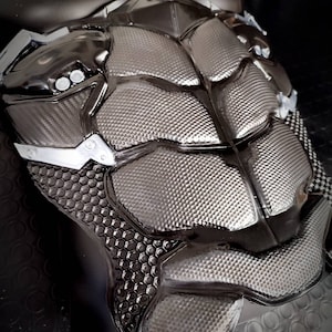 abs armor flexible , made with urethane rubber for cosplay