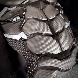 abs armor flexible, made with urethane rubber for cosplay