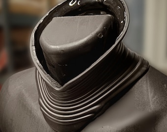 Wars star neck piece super flexible, invisible opening with velcro, cosplay and movie costume