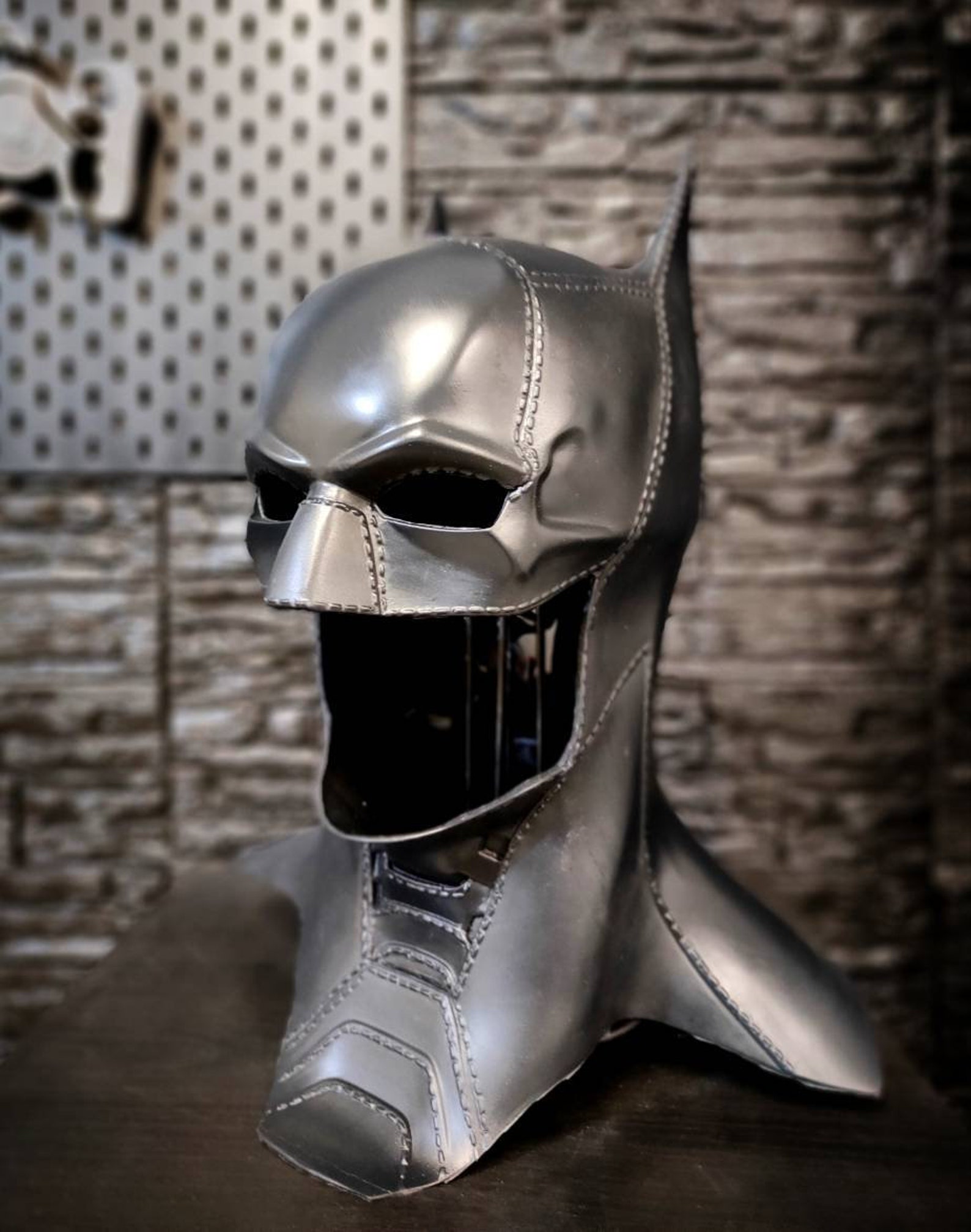 Inspired the Batman cowl Etsy