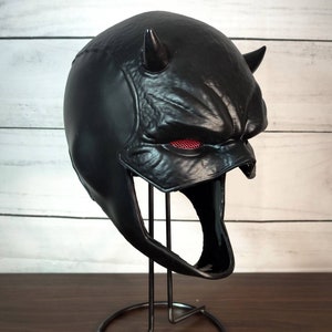 Masque de capot Black Devil cosplay uréthane flexible