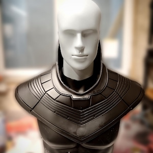 Cosplay Neck Seal anime – Pièce de collier d'armure – Style science-fiction ou post-apocalyptique – Accessoire de costume pour cosplayers et GN”