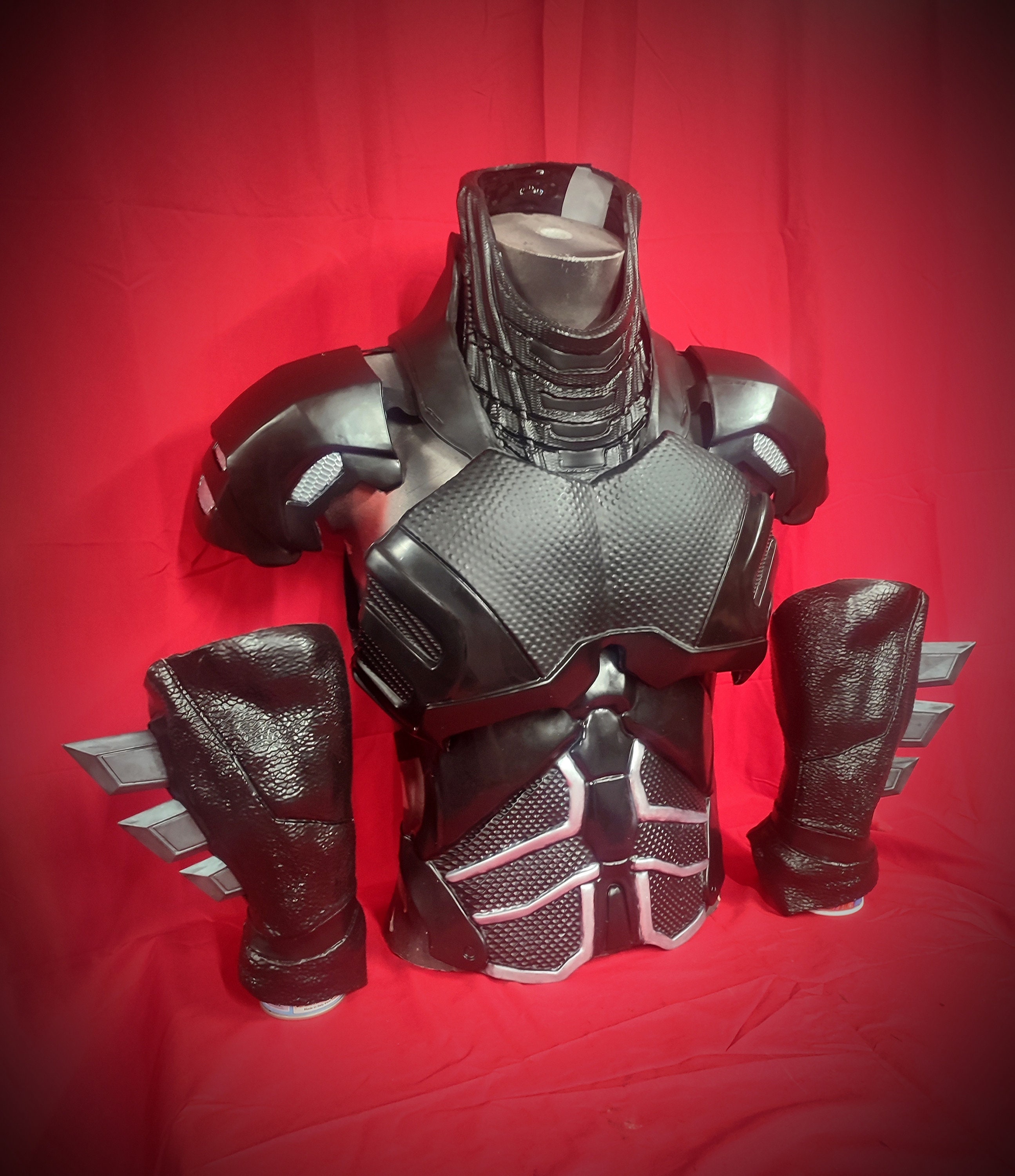 realistic chest armor for cosplay, collector movie made with urethane