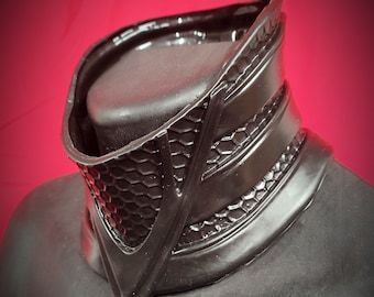 Cosplay Neck Seal dark hero – Armor Collar Piece – Sci-Fi or Post-Apocalyptic Style – Costume Accessory for Cosplayers and LARP”