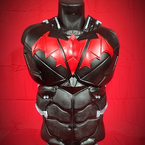Roter Drache, Hybrid-Brustpanzer, 2-teilig, Brust und Bauch, aus Urethan für Cosplay, sofort tragbar