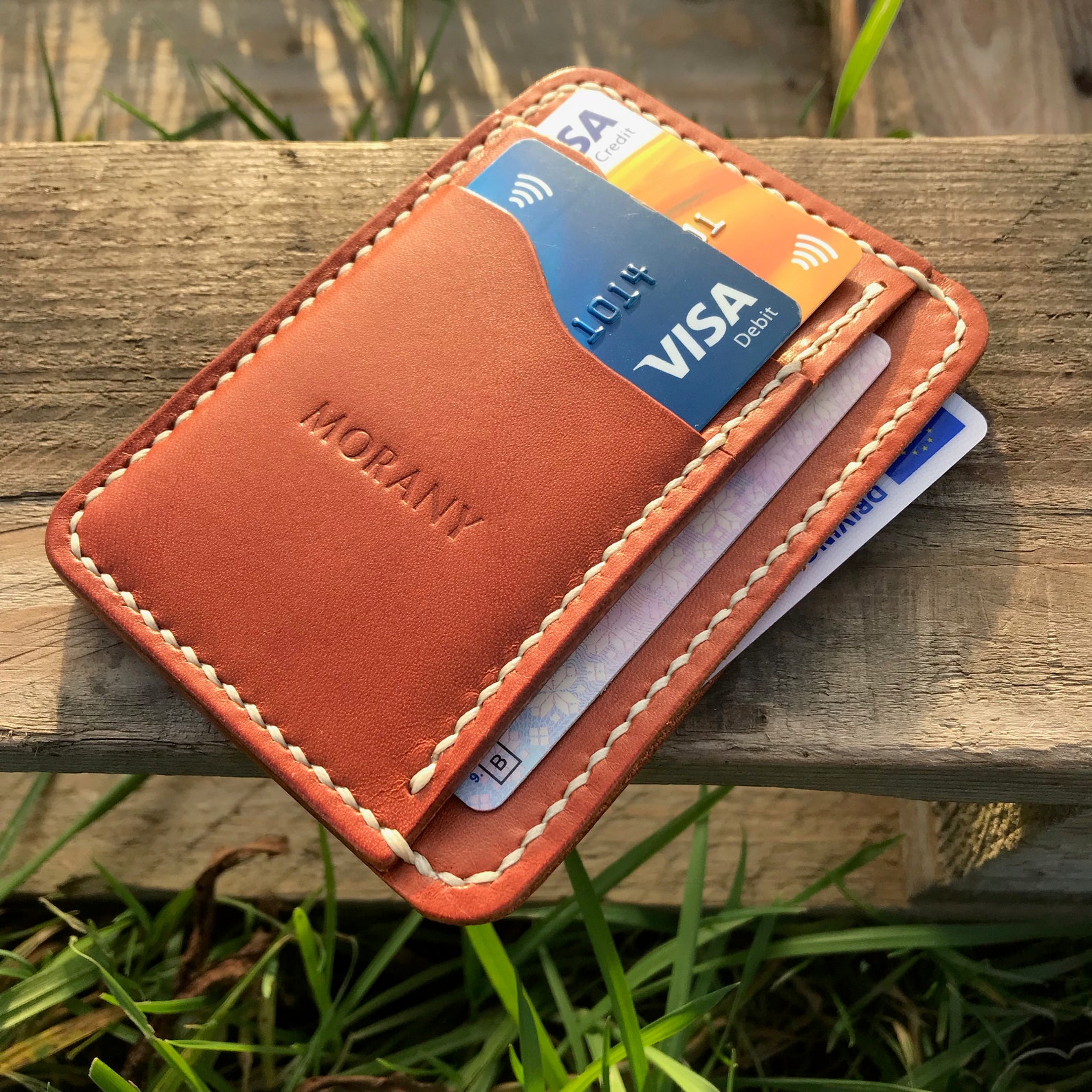 Leather Card Holder Wallet Pattern/minimal Wallet/pattern Etsy UK