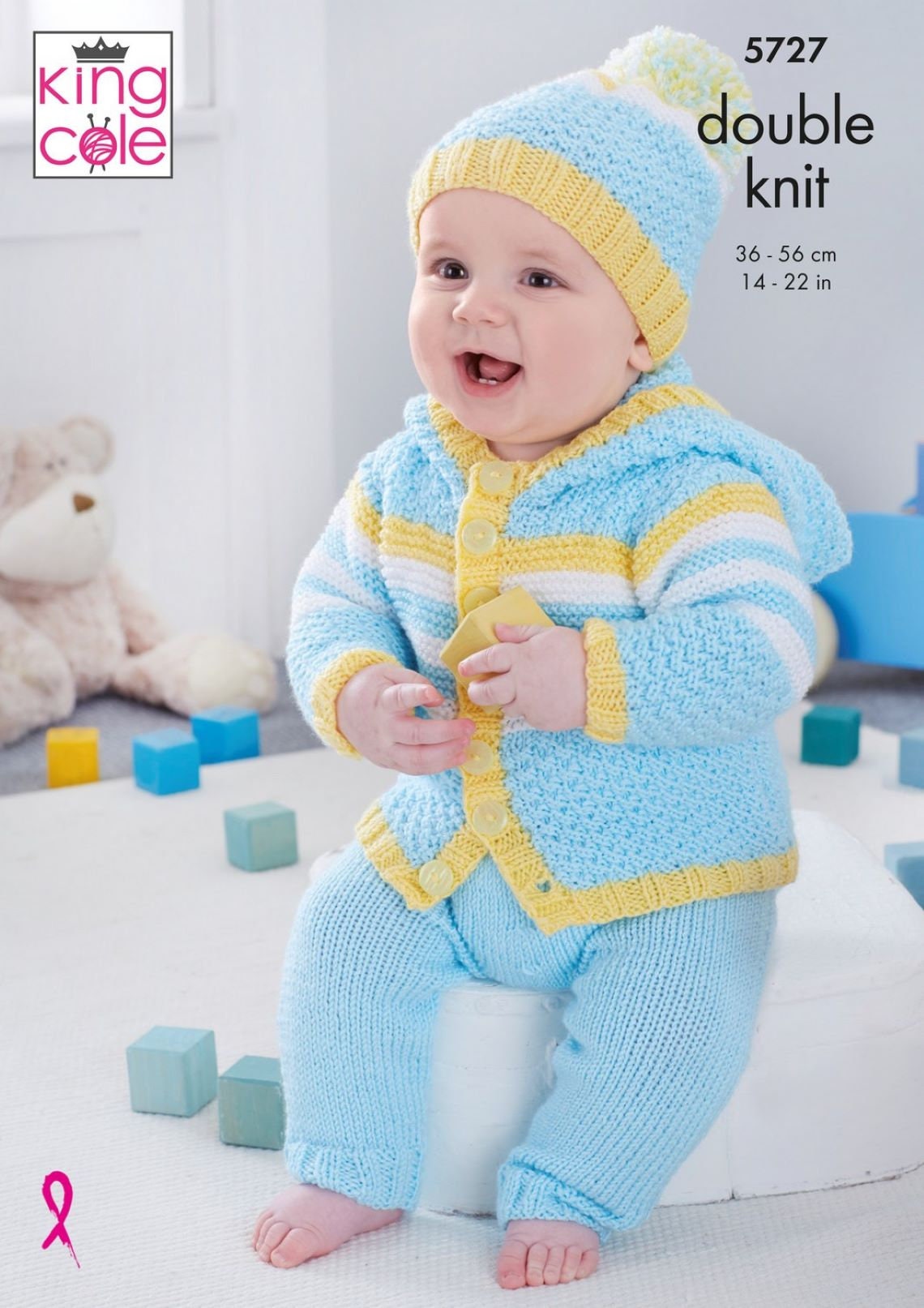 King Cole Knitting Pattern 5727. Baby Set in King Cole Etsy UK