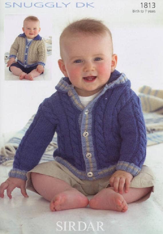 Boys hooded cardigan top