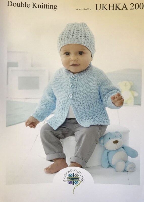 Baby Knitting Pattern DK UKHKA 56