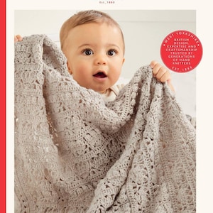 Sirdar Baby Blankets Snuggly 4ply Knitting Pattern 1368 Etsy