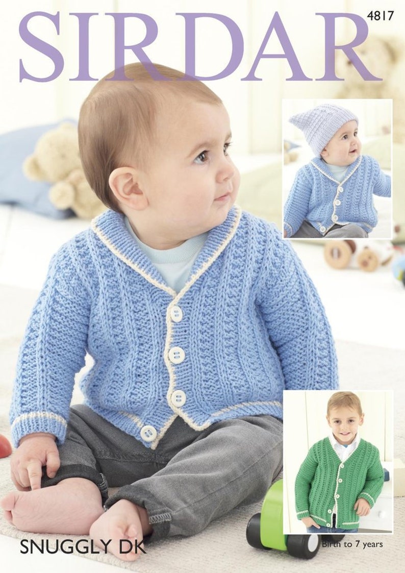 Baby Boy Cardigan Knitting Pattern greeting cards near me