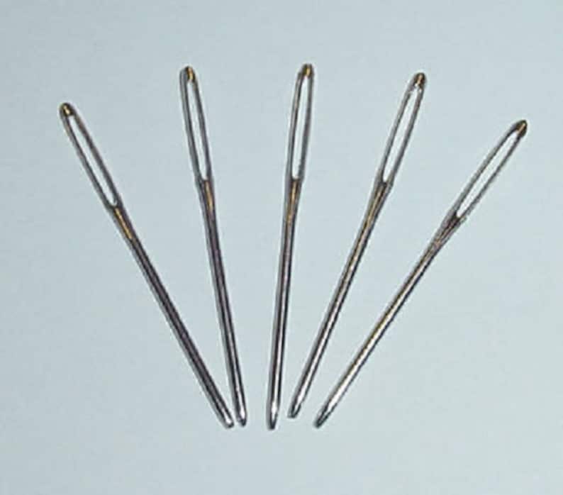 Sewing Needles for Knitters Size 14 Darning BluntEnded Etsy