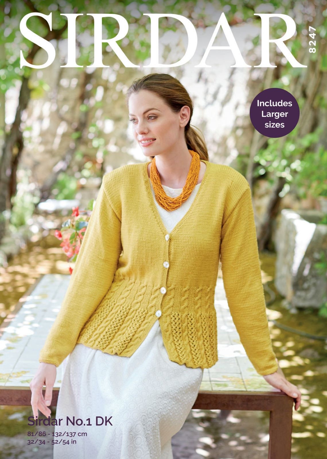Ladies Cardigan Knitting Pattern Sirdar 