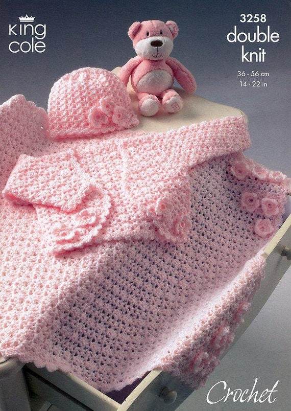 BABY HATS KNITTING PATTERN-/'Teddy Brand/' Bonnet,Cabled,Tassel DK Birth-2Yrs