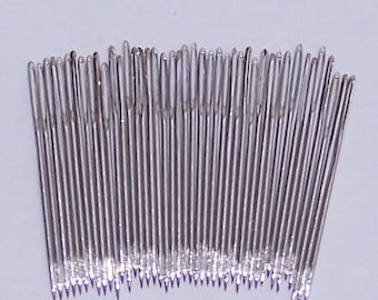 Chenille Sewing Needles, Hand Sewing Needles, Size 18 Needles Nickel Plated-Really Sharp Points