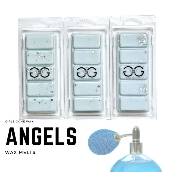 Angels Wax Melts + Snap Bars | Natural Soy Wax | Perfume | Strong Highly Scented | Eco | Gift | Home Fragrance