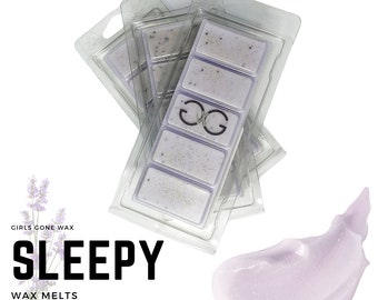 Sleepy Wax Melts + Snap Bars | Strong Highly Scented | Natural Soy Wax | Eco Vegan | Wax Gift | Home Fragrance
