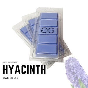 Hyacinth Floral | Natural Soy Wax Melts + Snap Bars | Strong Highly Scented | Eco | Gift | Home Fragrance