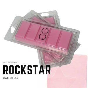 Rock Star Wax Melts + Snap Bars | Natural Soy Wax | L*SH | Strong Highly Scented | Eco | Gift | Home Fragrance