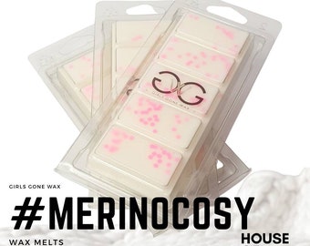 House Of Merino #Merinocosy | Natural Soy Wax Melts + Snap Bars | Strong Highly Scented | Eco | Gift | Home Fragrance