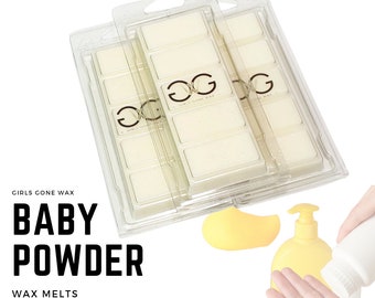 La cera de soja en polvo para bebés se derrite + barras rápidas / cera de soja natural / limpia / altamente perfumada / vegana / baby shower / fragancia casera