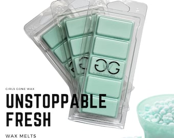 Unstoppable Fresh Laundry | Natural Soy Wax Melts + Snap Bars | Strong Highly Scented | Eco | Gift | Home Fragrance