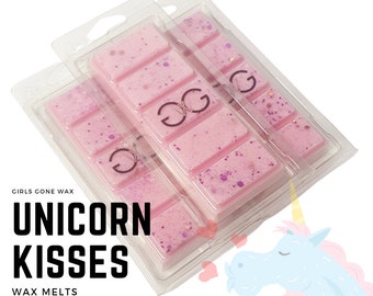 Unicorn Kisses Natural Soy Wax Melts + Snap Bars