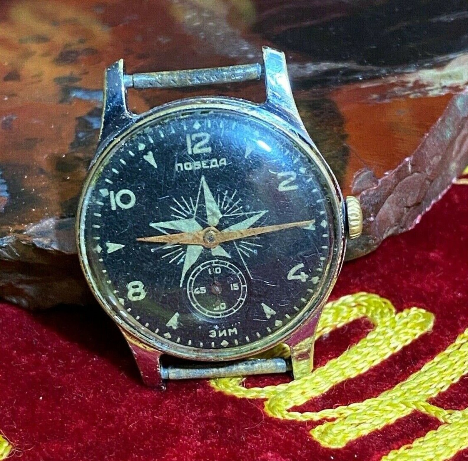 VINTAGE ZIM watch pobeda ussr soviet mechanical watch 1957 a Etsy
