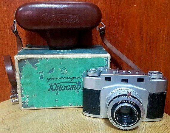 Camera Yunost Rangefinder Film Camera Junost Made by GOMZ camera Youth,collector/'s camera,retro camera,rare camera,old camera,lens LOMO