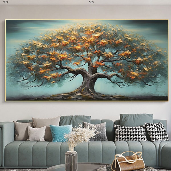 Large Tree Wall Art Etsy