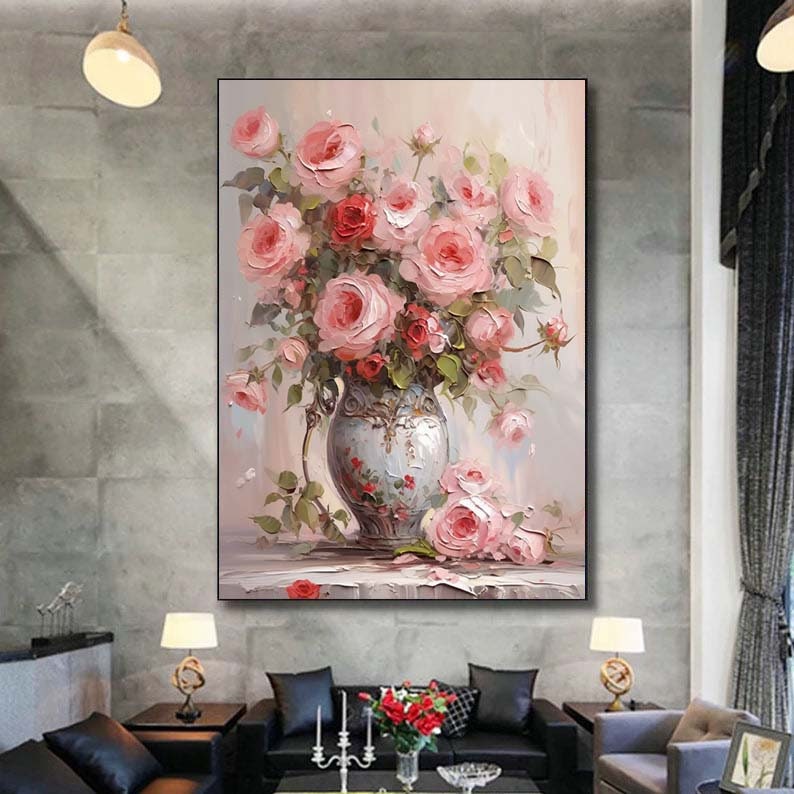 綺麗な薔薇が描かれてる油彩画 キャンパス約36 cmX29cm. 綺麗な薔薇が描かれてる油彩画 キャンパス約36 cmX29cm. 【公式通販】