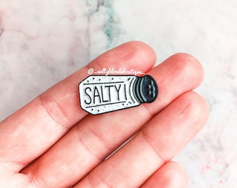 Salty Enamel Pin