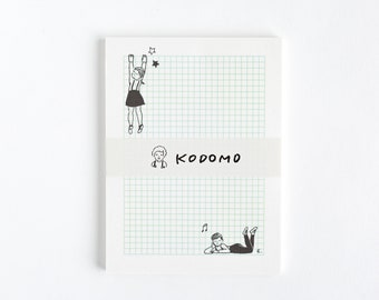 mizushima memo pad -free time for kids by masco eri-