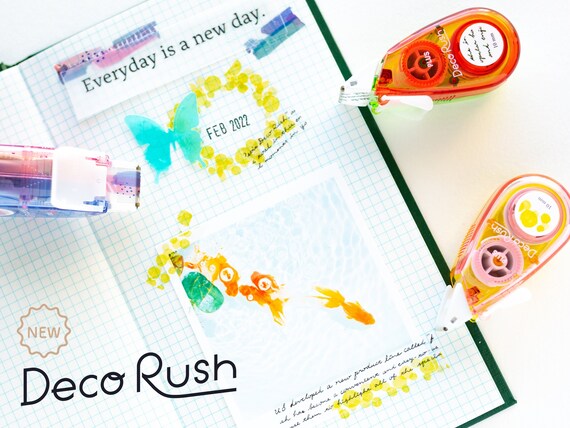 Plus New Deco Rush Decoration Tape For Planner Deco Rush Etsy Ireland