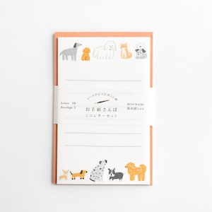 Set mini letras washi -osanpo "perros"-