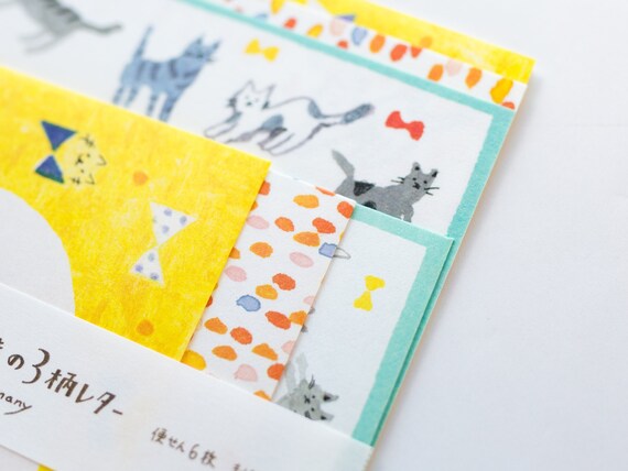 SALE Kawaii Stationery Set, Happy Mail, Japanese Stationery
