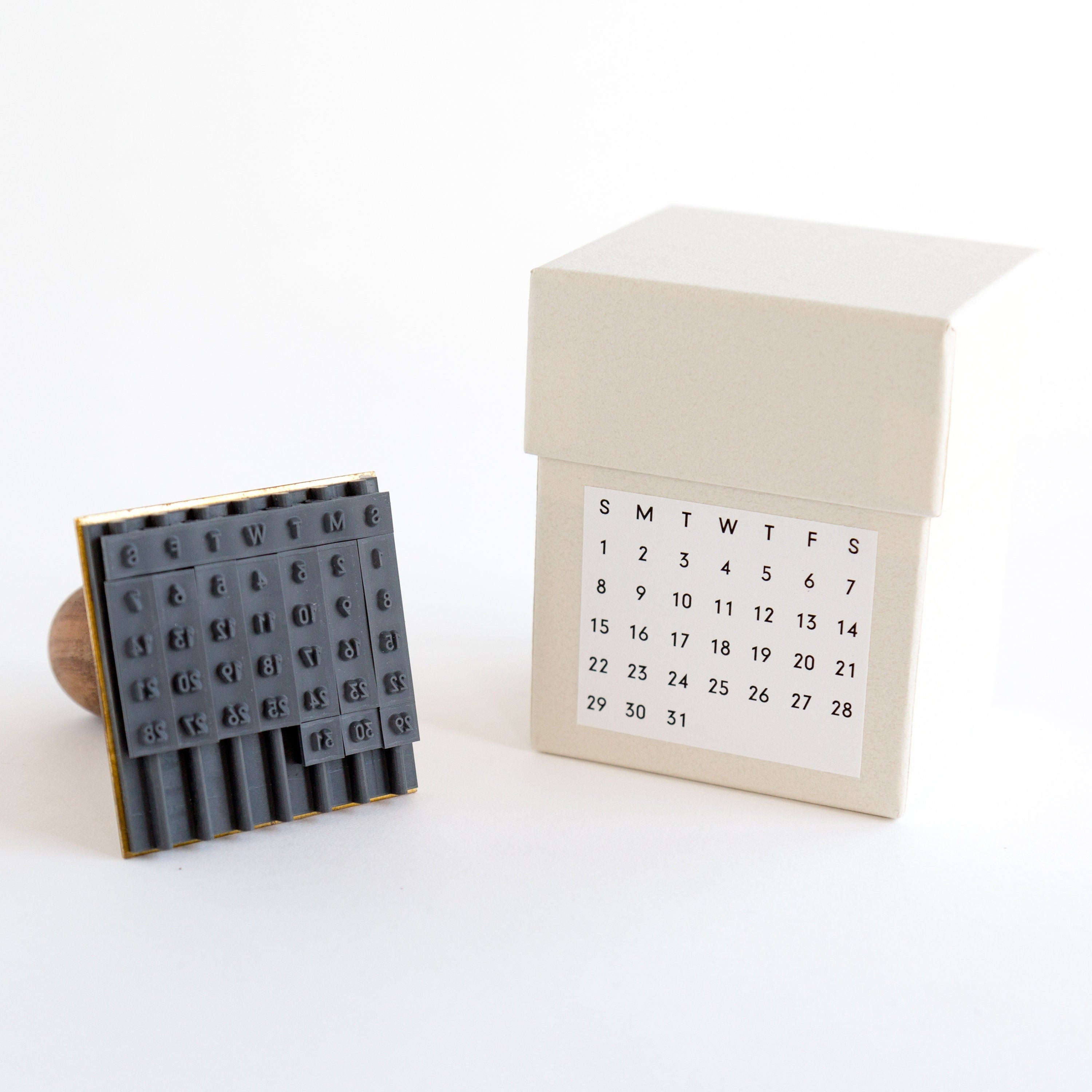 mizushima  perpetual calendar stamp