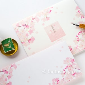 Letter Pad and Envelopes Cherry blossom season image 3