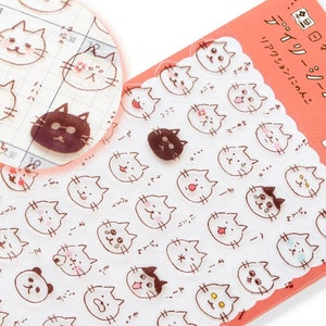 Tagesablauf Sticker -Gefühle der Katze-