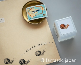 Photograph stamp -snail-