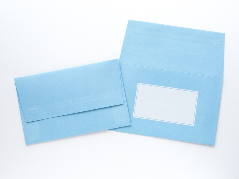 Japanese Letter Writing Set land Scape lake by Etsy